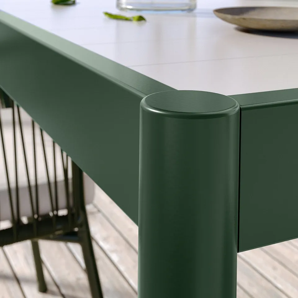 Modern outdoor metal furniture