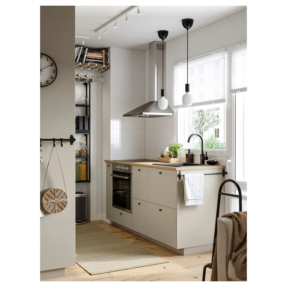HOLMARED Worktop, bamboo/veneer, 246x2.8 cm