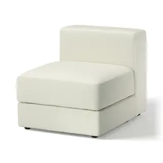 JÄTTEBO cover 1-seat module with storage, Axvall off-white