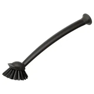 RINNIG dish-washing brush, grey, Length 29 cm