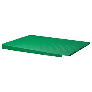 RINNIG dish drainer, double-sided, green, 40x31 cm