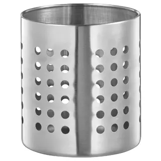 ORDNING cutlery stand, stainless steel, 13.5 cm