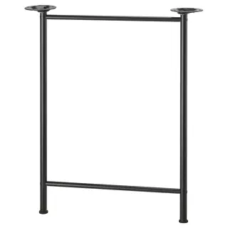SPÄND leg, black, 70 cm