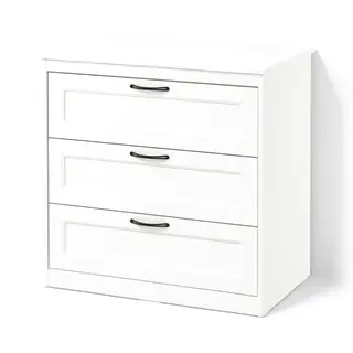 SONGESAND chest of 3 drawers, white, Width 82 x Depth 50 x Height 81 cm