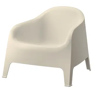 SKARPÖ armchair, outdoor, beige, Width 81 x Depth 79 x Height 71 cm
