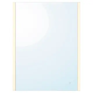 KÄRRSJÖN mirror with integrated lighting, anti-fog, 60x80 cm