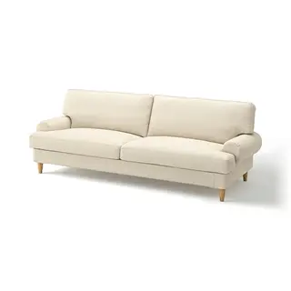 VALNÄS cover for 3-seat sofa, Knäbäck light beige