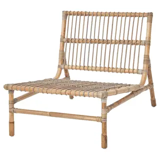TVARÖ seat sec for modular sofa, outdoor, brown, Depth 78 x Height 62 x Width 65 cm