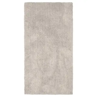 LINDKNUD rug, high pile, beige, Length 150 x Width 80 cm