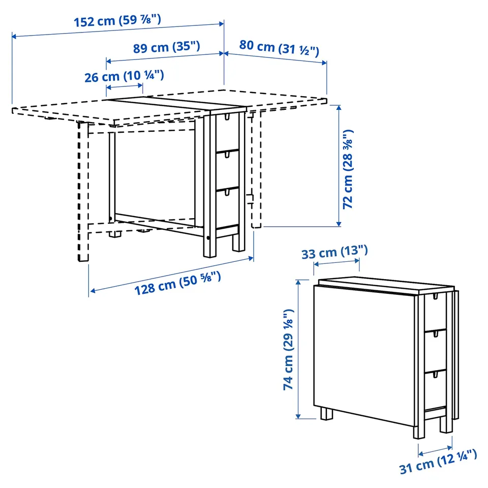 part: NORDEN gateleg table