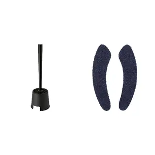 BOLMEN/SKARVEN set: toilet brush/holder + toilet seat cover