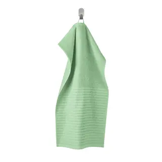 VÅGSJÖN hand towel, light green, Length 70 x Width 40 cm