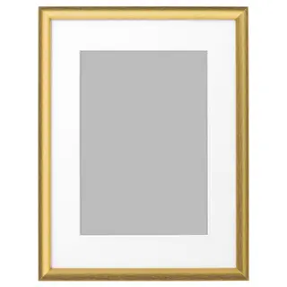 SILVERHÖJDEN frame, gold-colour, 30x40 cm