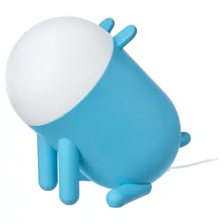 GREJSIMOJS LED table lamp, dimmable/dog blue, Height 27 x Length 30 x Width 18 cm