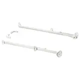 HJÄLPA pull-out rail for baskets, white, 55 cm