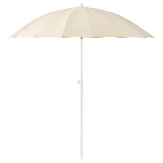 SAMSÖ parasol, tilting/beige, 200 cm