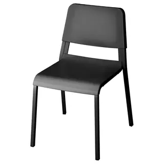 TEODORES chair, black, Width 46 x Depth 54 x Height 80 cm