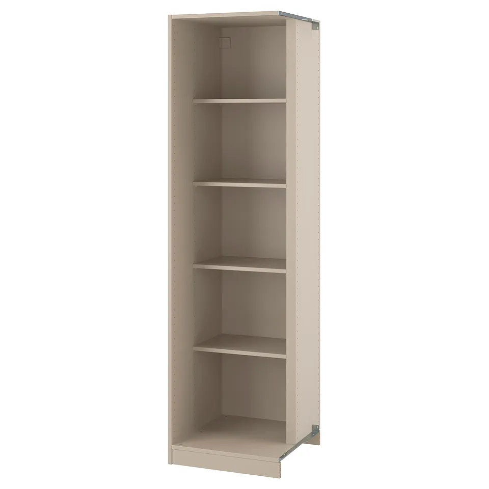 part: PAX add-on corner unit with 4 shelves