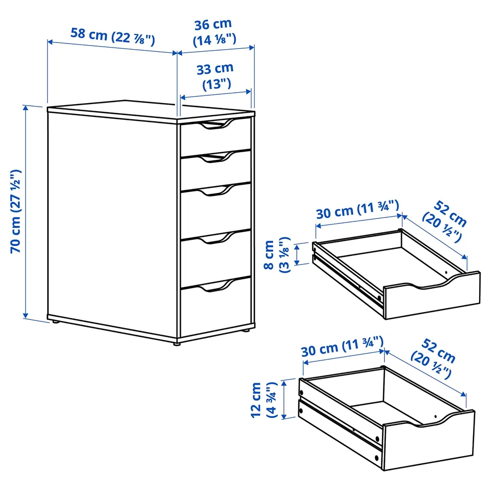 part: ALEX drawer unit