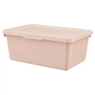 SOCKERBIT box with lid, pink, Width 38 x Depth 25 x Height 15 cm