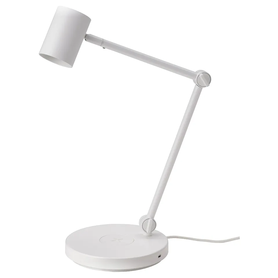 NYMÅNE lamp - adjustable, wireless charge, usb, minimalist.