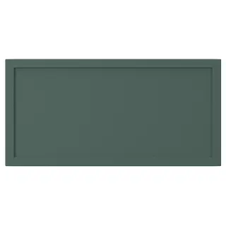 ASPUDDEN drawer front, dark grey-green, Width 39.7 x Height 19.7 cm