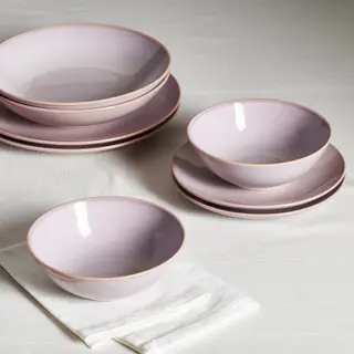 FÄRGKLAR set: bowl x2 + deep plate x2 + plate x2+side plate x2