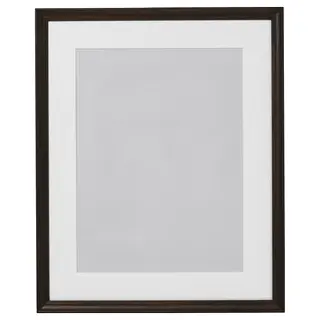 KLOTKÖRSBÄR frame, oak effect/dark brown, 40x50 cm