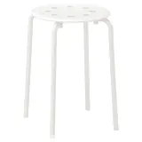 MARIUS stool, white, 45 cm
