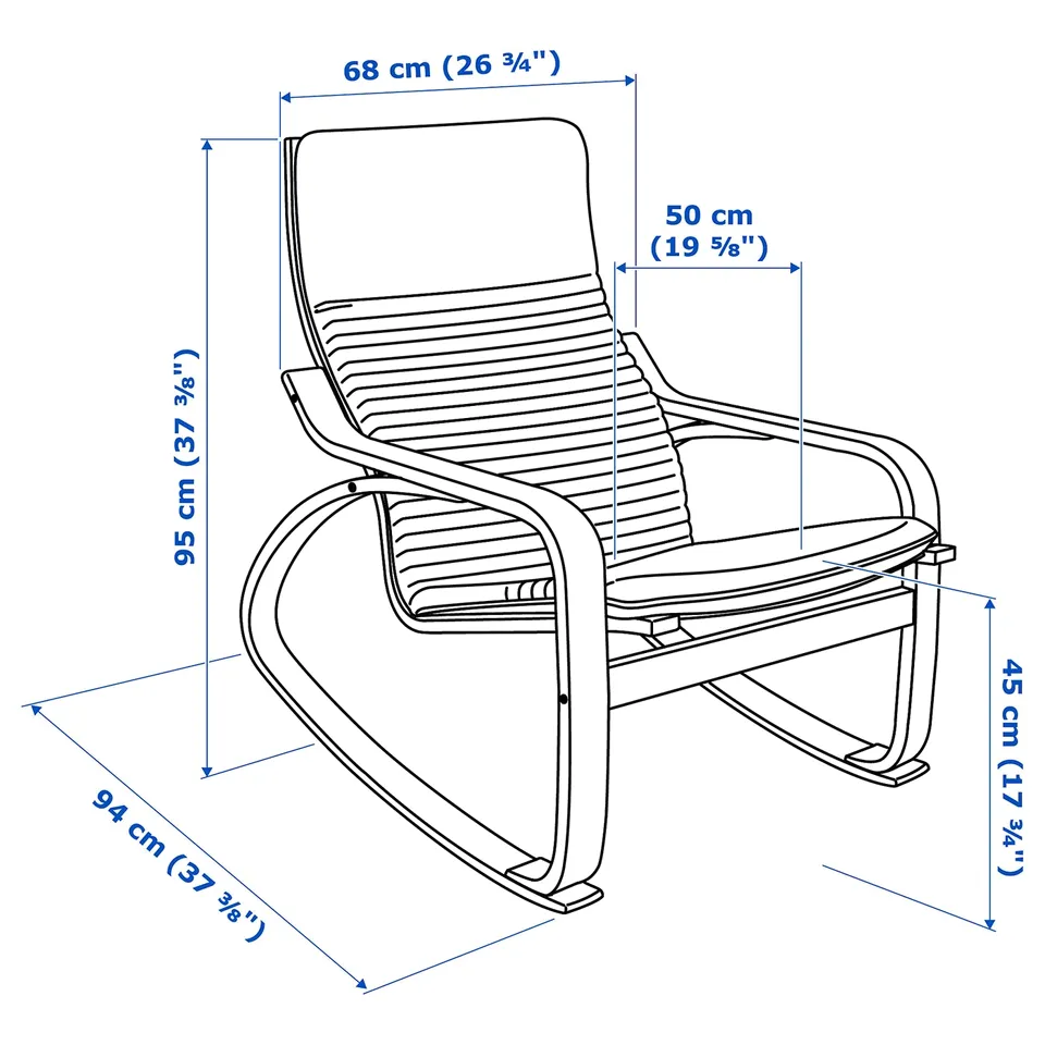 part: POÄNG rocking-chair