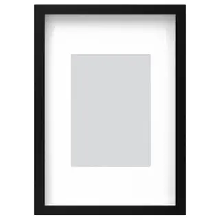RÖDALM frame, black, 21x30 cm
