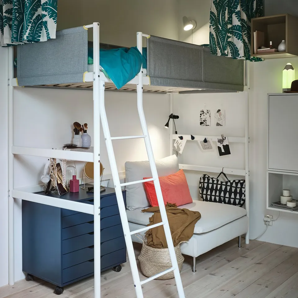 part: VITVAL loft bed frame