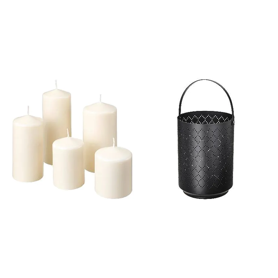 candle + open lantern, photo 1