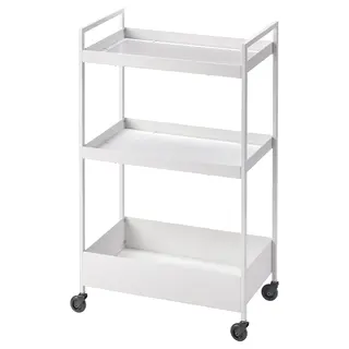 NISSAFORS trolley, white, 50.5x30x83 cm
