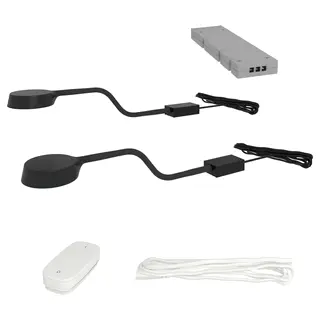 YTBERG / TRÅDFRI lighting kit, black