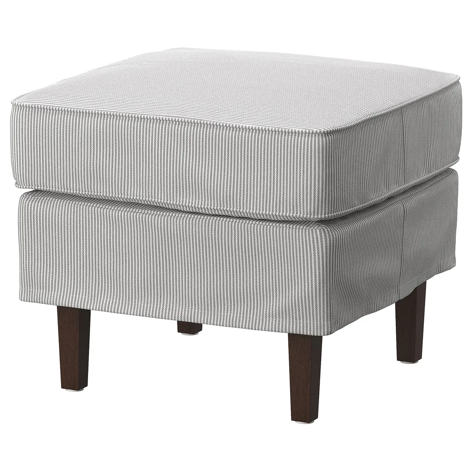 part: ROCKSJÖN armchair with footstool