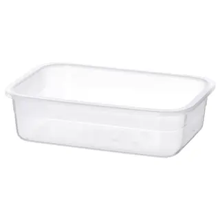 IKEA 365 + food container, rectangular/plastic, 1.0 l