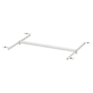 HJÄLPA clth rail+2 susp rail+2 pck fitting, adjustable/white, Width 53.8 x Depth 36 x Height 13 cm
