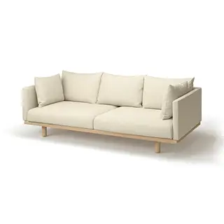 STOCKHOLM 2025 3-seat sofa, Sundhamn beige, Depth 103 x Width 233 cm