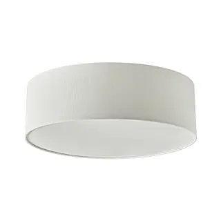 SPEGELROCKA ceiling lamp, white textile, Height 15 cm