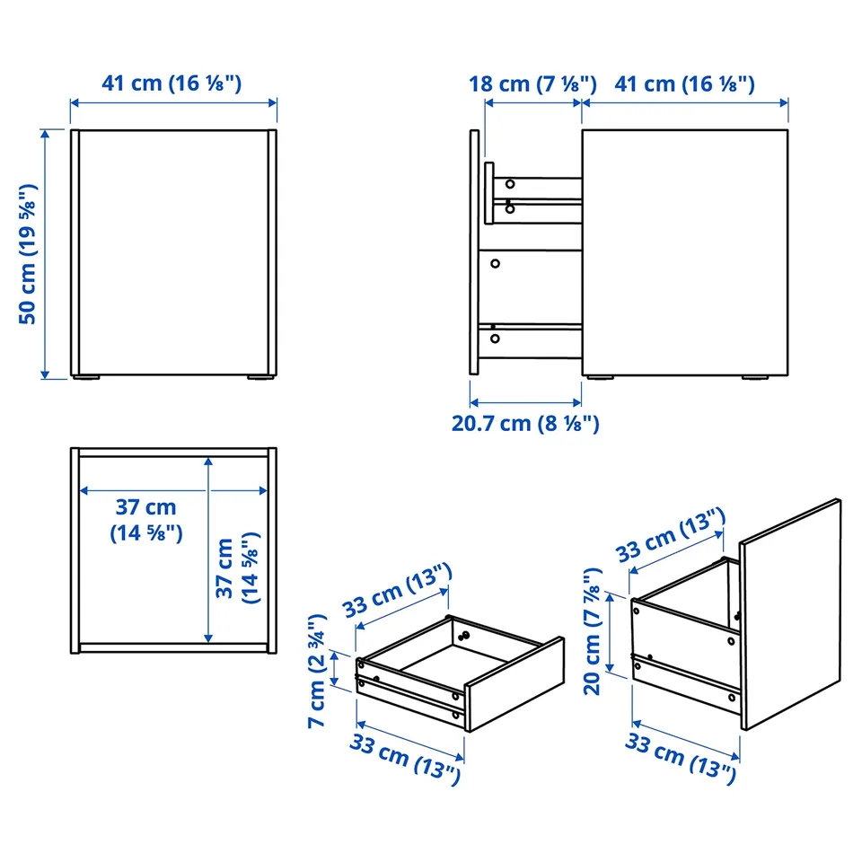 Illustration with measurements for the product: PLÖJKER.