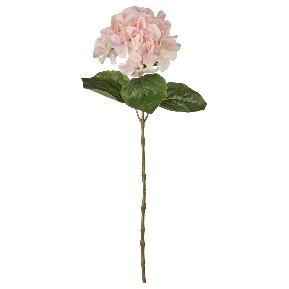SMYCKA Artificial flower, in/outdoor/hydrangea pink, 55 cm
