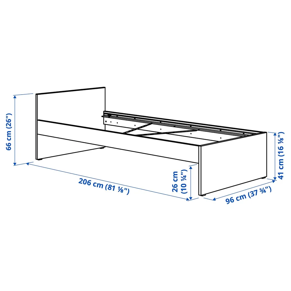part: VIHALS bed frame