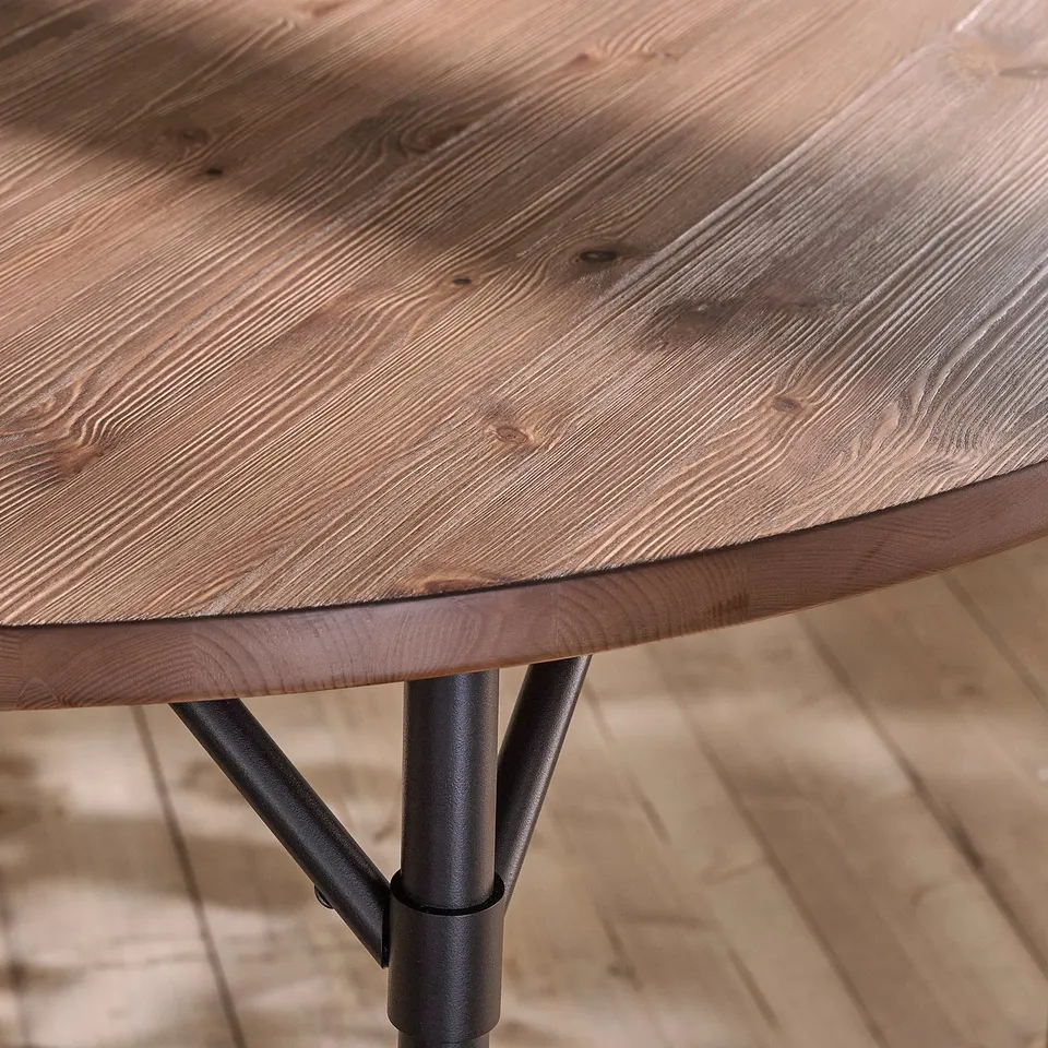 GRÖTÅN / GRÖTÅN Table and 2 chairs, pine brown stained/Tibbleby dark beige, 80 cm