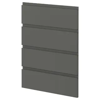 METOD 4 fronts for dishwasher, Voxtorp dark grey, 60 cm