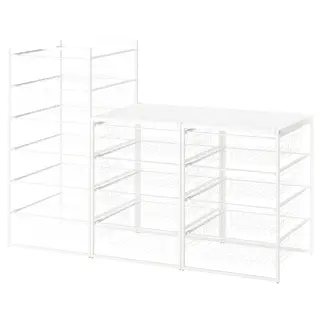 JONAXEL storage combination, white, 148x51x104 cm