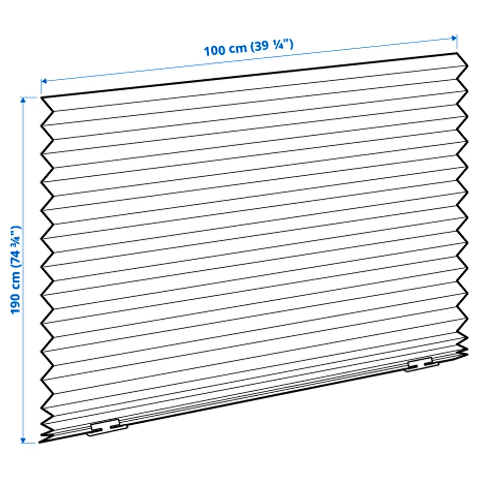 Illustration with measurements for the product: SCHOTTIS.