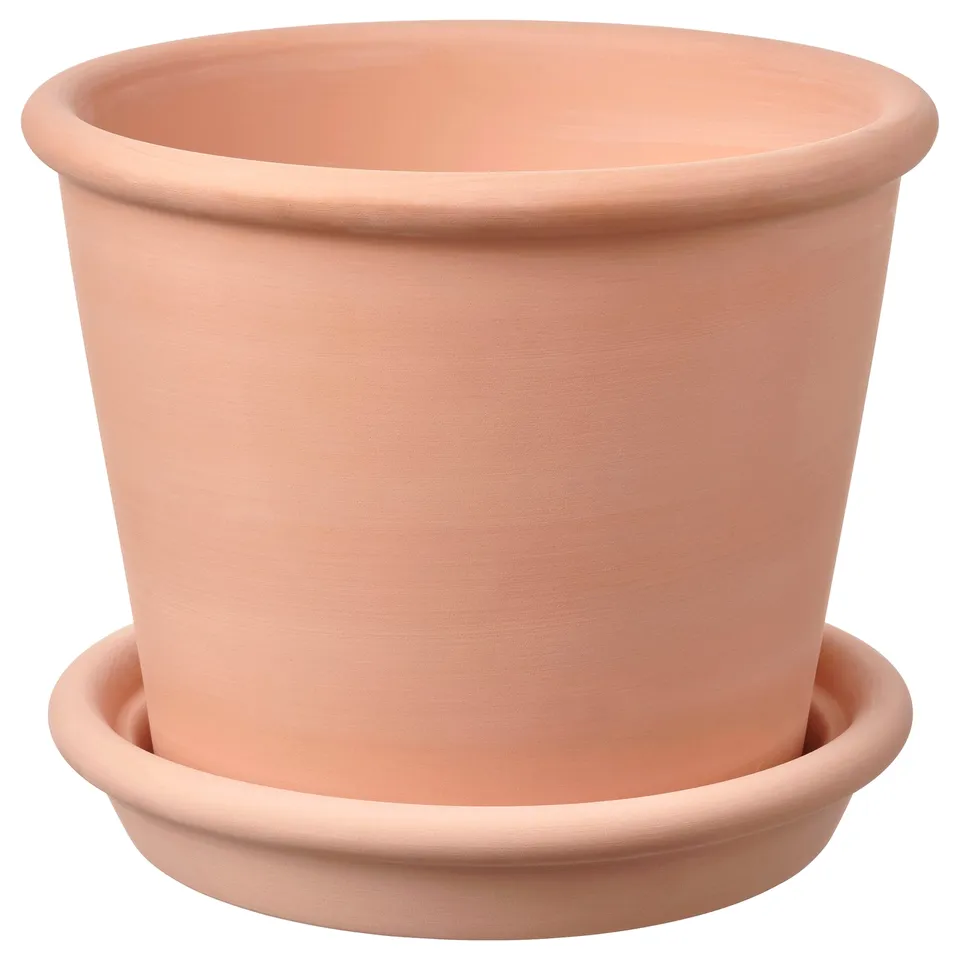 part: MUSKOTBLOMMA plant pot with saucer