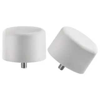 HELTUSS finials, 1 pair, white