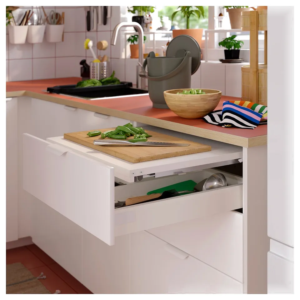 EKBACKEN Worktop, terracotta effect/laminate, 246x2.8 cm
